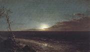 Frederic E.Church Moonrise Spain oil painting artist